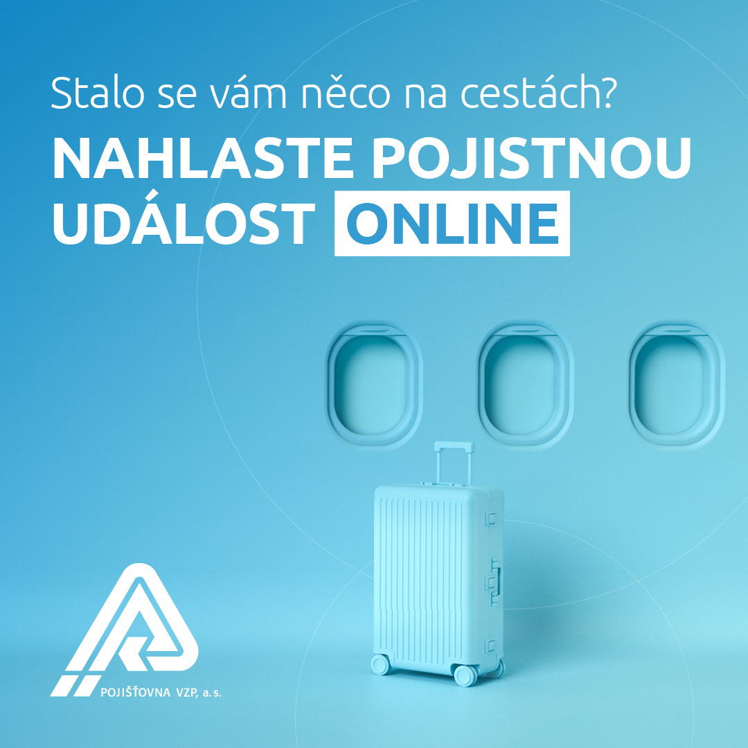 Jednoduché online hlášení pojistných událostí z cestovního pojištění