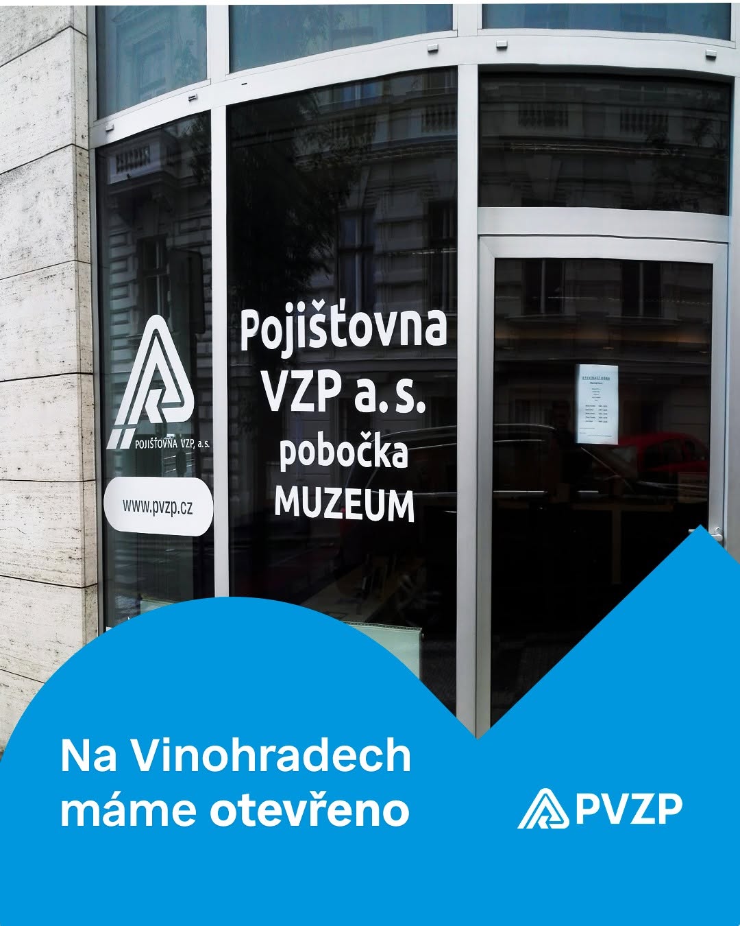 PVZP Vinohrady má stále otevřeno: Využijte pobočku v centru!