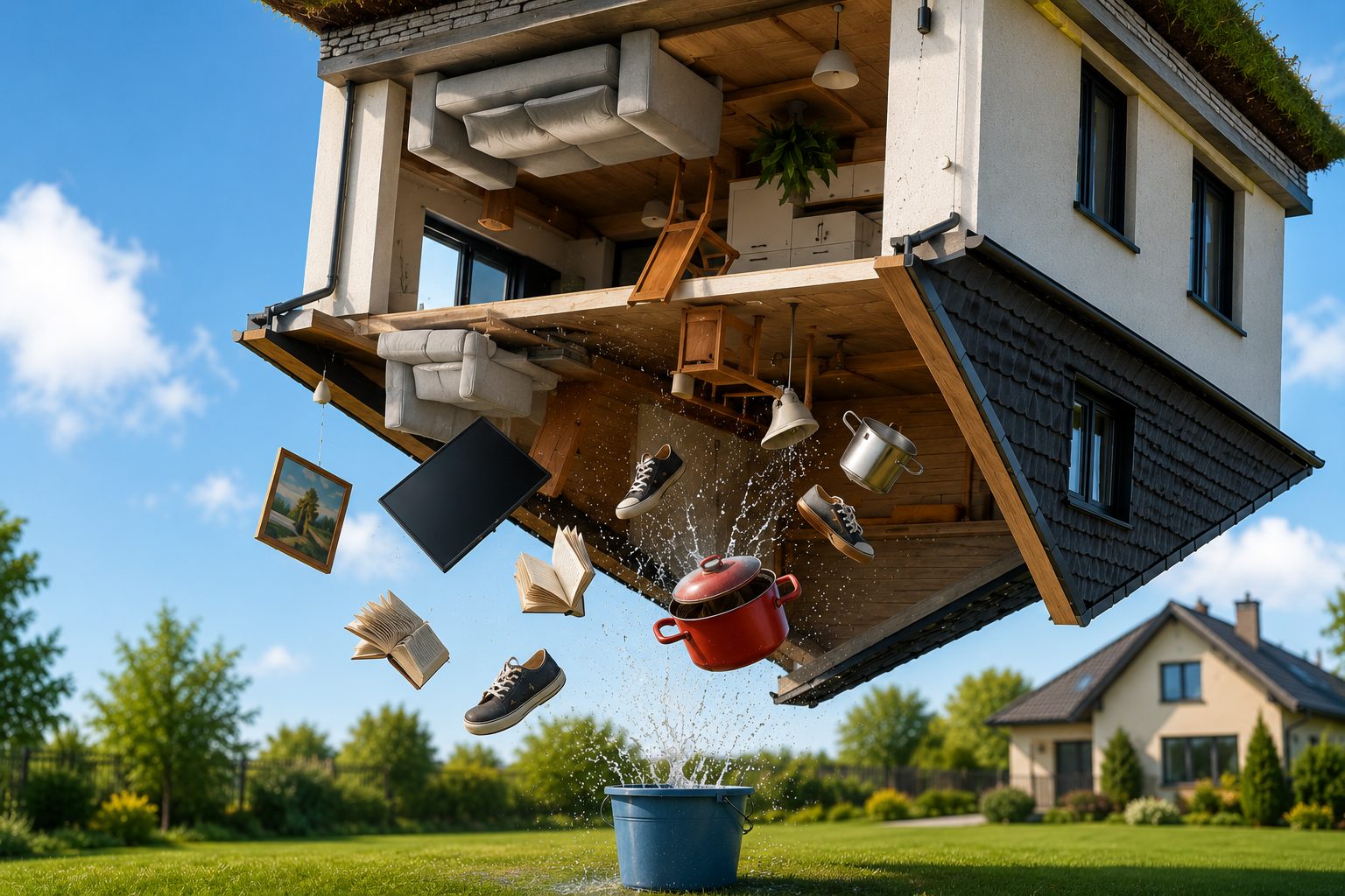 Otočte svůj dům vzhůru nohama. Víte vůbec, co máte doopravdy pojištěné?